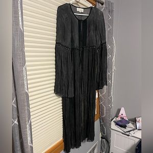 Brenda Knight for Free People Duster Medium NWT Black